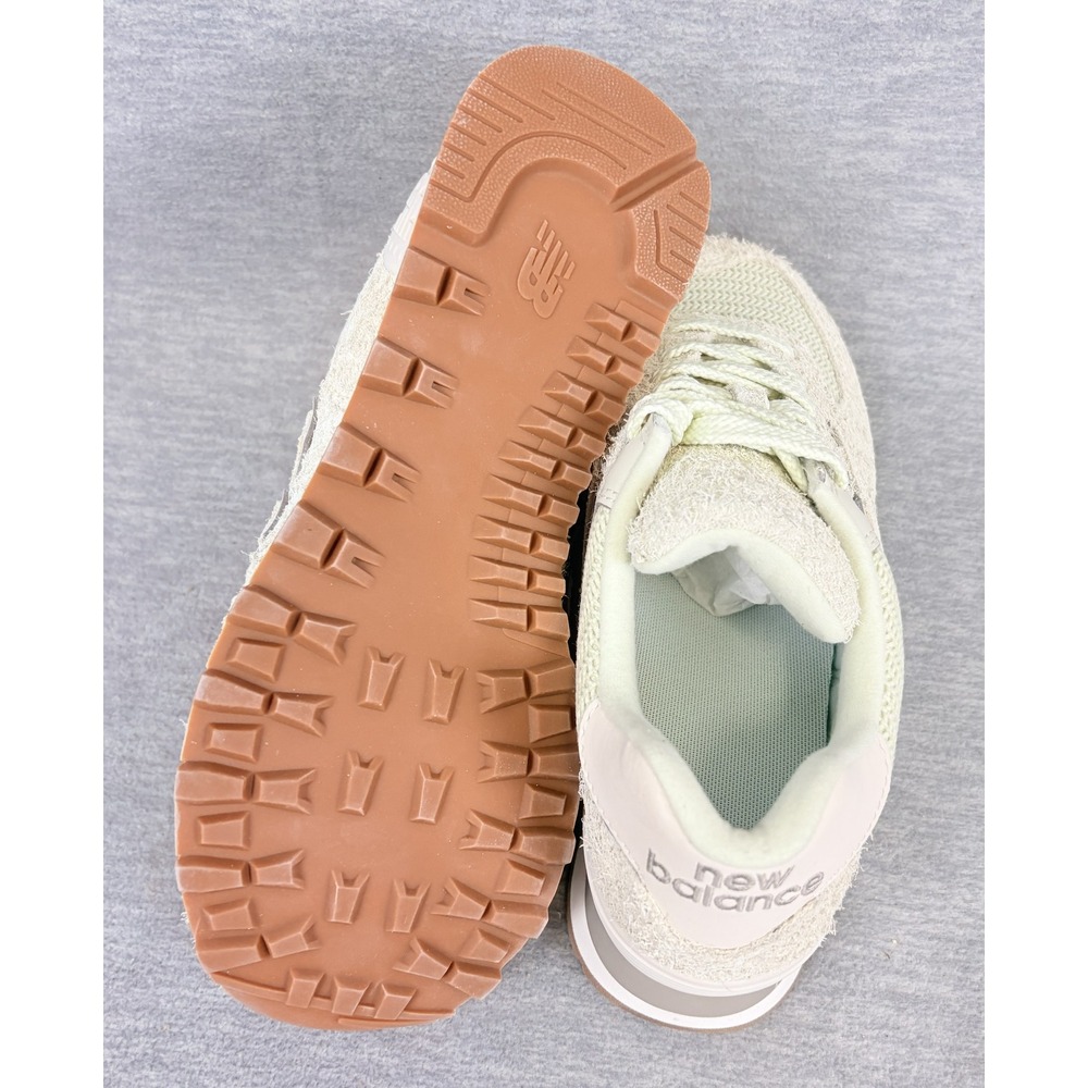 New Balance 574 Sneakers Womens 8 M Green Hairy Suede Seafoam Lifestyle - Picture 8 of 11